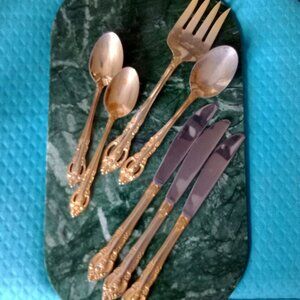Gold-Plated Mixed Flatware/Korea/7